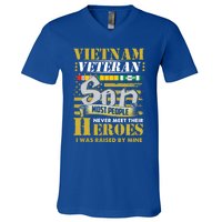 Vietnam Veterans Son Vietnam Vet Gift V-Neck T-Shirt