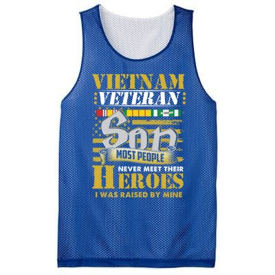 Vietnam Veterans Son Vietnam Vet Gift Mesh Reversible Basketball Jersey Tank