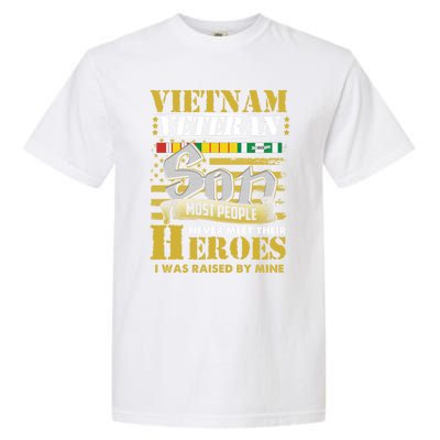 Vietnam Veterans Son Vietnam Vet Gift Garment-Dyed Heavyweight T-Shirt