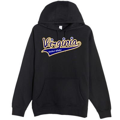 Virginia Varsity Style Premium Pullover Hoodie