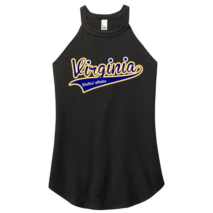Virginia Varsity Style Women's Perfect Tri Rocker Tank