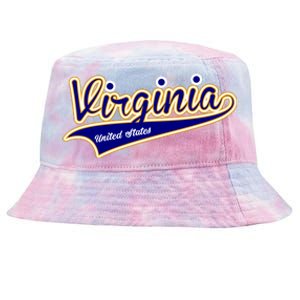 Virginia Varsity Style Tie-Dyed Bucket Hat