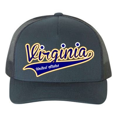 Virginia Varsity Style Yupoong Adult 5-Panel Trucker Hat