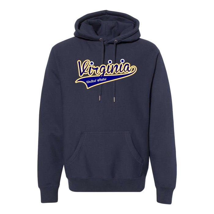 Virginia Varsity Style Premium Hoodie