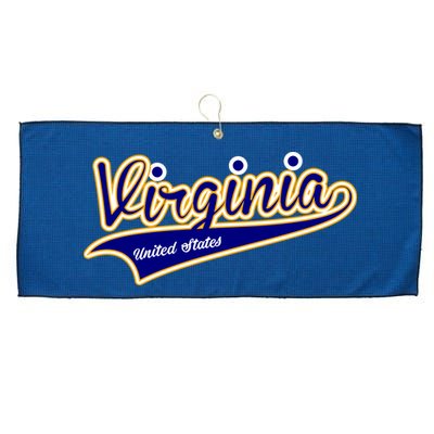Virginia Varsity Style Large Microfiber Waffle Golf Towel