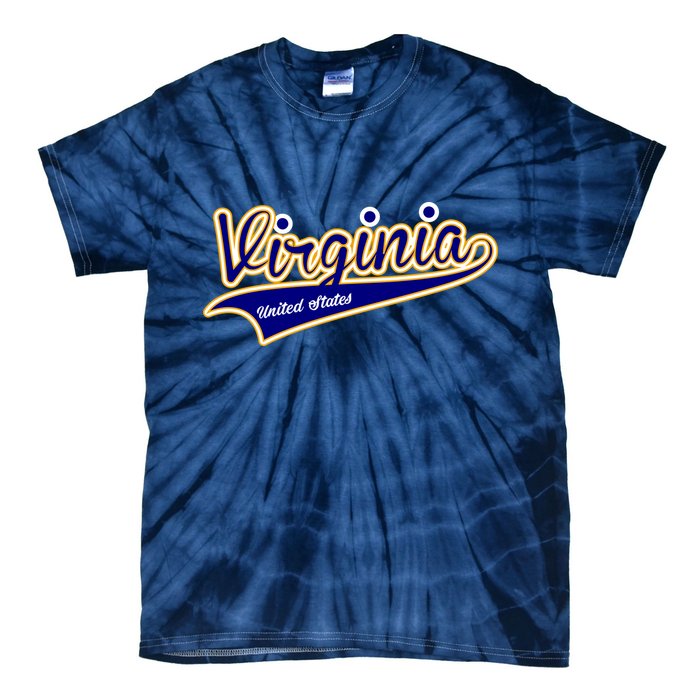 Virginia Varsity Style Tie-Dye T-Shirt
