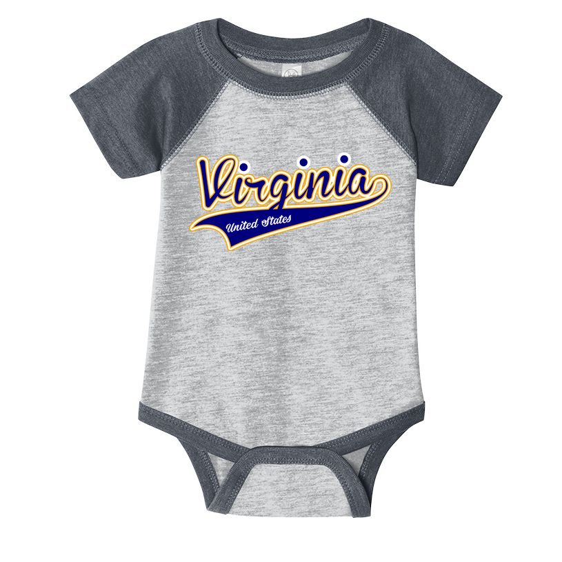 Virginia Varsity Style Infant Baby Jersey Bodysuit