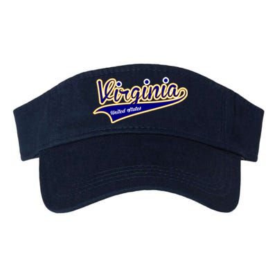 Virginia Varsity Style Valucap Bio-Washed Visor