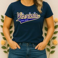 Virginia Varsity Style Womens T-Shirt