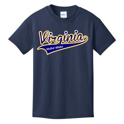 Virginia Varsity Style Kids T-Shirt