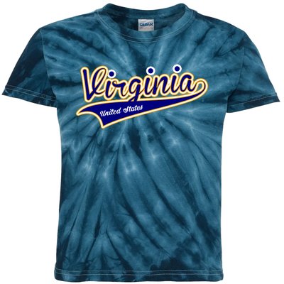 Virginia Varsity Style Kids Tie-Dye T-Shirt