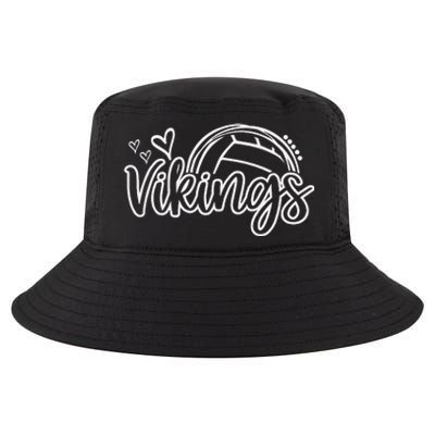 Volleyball Vikings School Sports Fan Team Spirit Cool Comfort Performance Bucket Hat