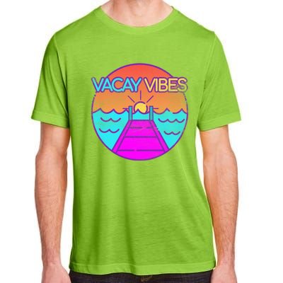 Vintage Vacay Summer Vacation Vibes Tee Beach Palms Cruise Great Gift Adult ChromaSoft Performance T-Shirt