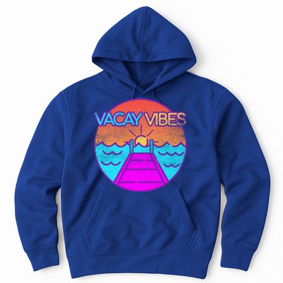 Vintage Vacay Summer Vacation Vibes Tee Beach Palms Cruise Great Gift Hoodie