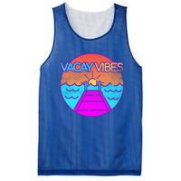 Vintage Vacay Summer Vacation Vibes Tee Beach Palms Cruise Great Gift Mesh Reversible Basketball Jersey Tank