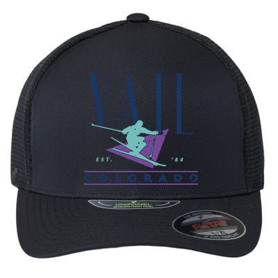 Vail Vintage Ski Flexfit Unipanel Trucker Cap