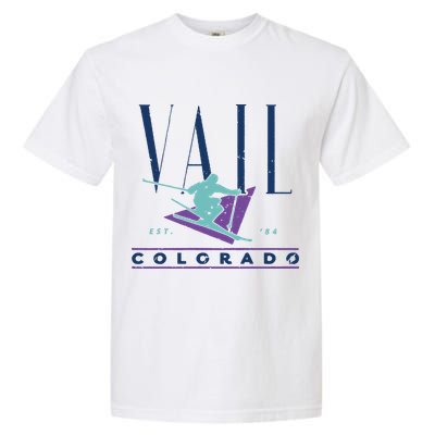 Vail Vintage Ski Garment-Dyed Heavyweight T-Shirt