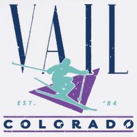 Vail Vintage Ski Button