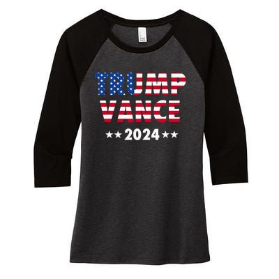 Vance Vp Trump Vice President Vance Trump Women's Tri-Blend 3/4-Sleeve Raglan Shirt