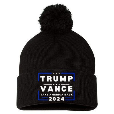 Vance Vp Trump Vice President Vance Trump 2024 Red Pom Pom 12in Knit Beanie