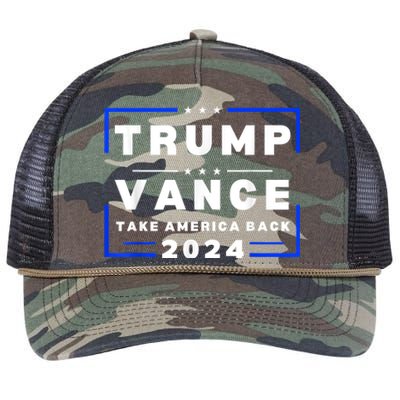 Vance Vp Trump Vice President Vance Trump 2024 Red Retro Rope Trucker Hat Cap