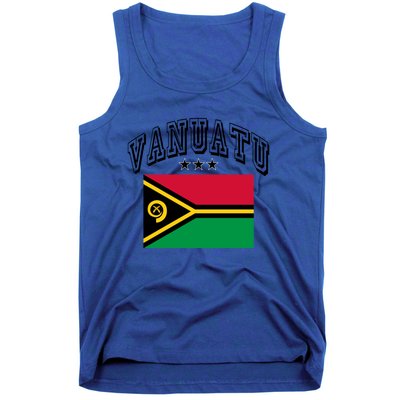 Vanuatu Vintage Throwback Flag Souvenir Gift Tank Top