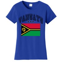 Vanuatu Vintage Throwback Flag Souvenir Gift Women's T-Shirt