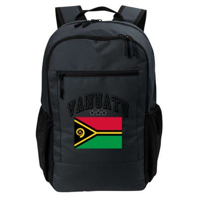 Vanuatu Vintage Throwback Flag Souvenir Gift Daily Commute Backpack