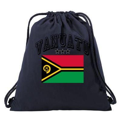 Vanuatu Vintage Throwback Flag Souvenir Gift Drawstring Bag