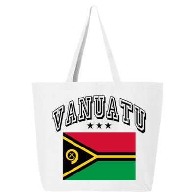 Vanuatu Vintage Throwback Flag Souvenir Gift 25L Jumbo Tote