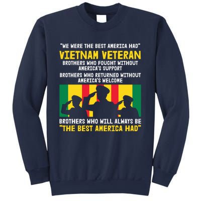 Vietnam Veteran The Best America Veteran Day Sweatshirt