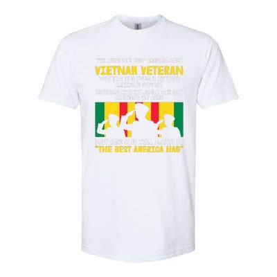 Vietnam Veteran The Best America Veteran Day Softstyle CVC T-Shirt