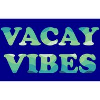 Vacay Vibes Tropical Beach Family Vacation Summer Graphic Gift Bumper Sticker