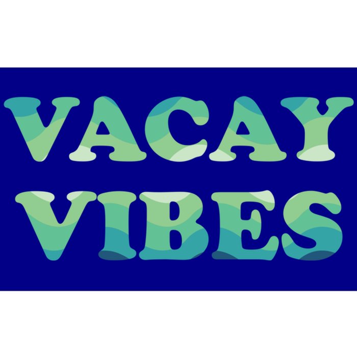 Vacay Vibes Tropical Beach Family Vacation Summer Graphic Gift Bumper Sticker