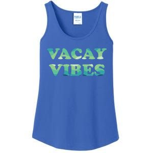 Vacay Vibes Tropical Beach Family Vacation Summer Graphic Gift Ladies Essential Tank