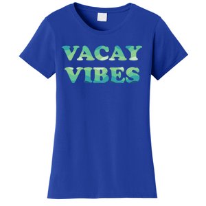 Vacay Vibes Tropical Beach Family Vacation Summer Graphic Gift Women's T-Shirt