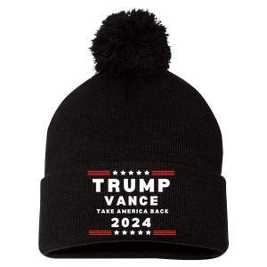 Vance Vp Trump Vice President Vance Trump 2024 Pom Pom 12in Knit Beanie