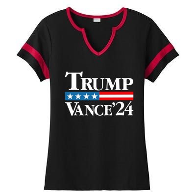 Vance Vp Trump Vice President Vance Trump 2024 Vp Usa Election Patriotic Ladies Halftime Notch Neck Tee