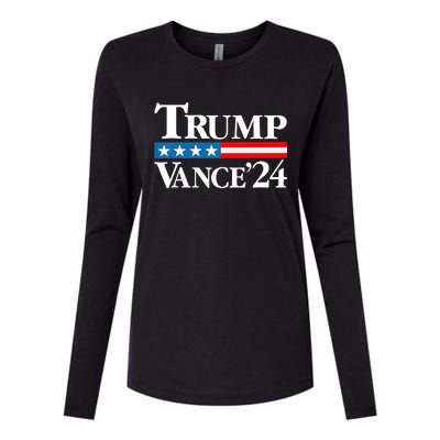 Vance Vp Trump Vice President Vance Trump 2024 Vp Usa Election Patriotic Womens Cotton Relaxed Long Sleeve T-Shirt