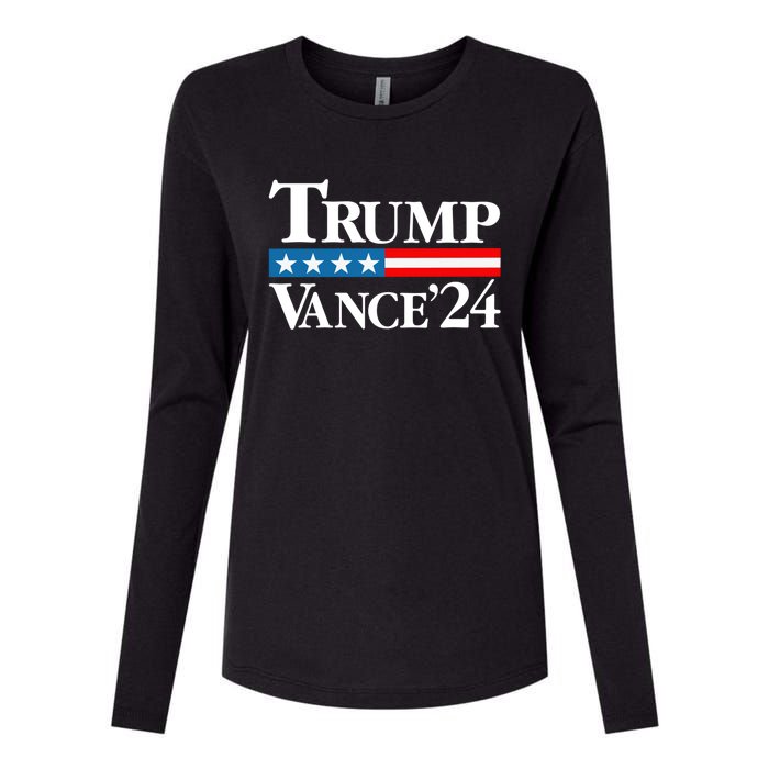 Vance Vp Trump Vice President Vance Trump 2024 Vp Usa Election Patriotic Womens Cotton Relaxed Long Sleeve T-Shirt