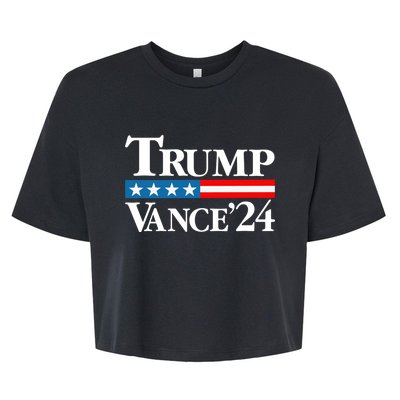 Vance Vp Trump Vice President Vance Trump 2024 Vp Usa Election Patriotic Bella+Canvas Jersey Crop Tee