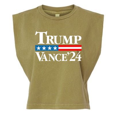 Vance Vp Trump Vice President Vance Trump 2024 Vp Usa Election Patriotic Garment-Dyed Women's Muscle Tee