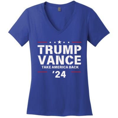 Vance Vp Trump Vice President Vance Trump 2024 Great Gift Women's V-Neck T-Shirt