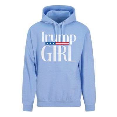 Vintage Vote Trump Republican Us Flag 2024 Gift Unisex Surf Hoodie