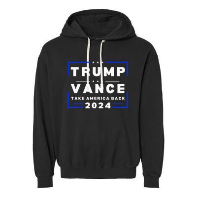 Vance Vp Trump Vice President Vance Trump 2024 Red Garment-Dyed Fleece Hoodie