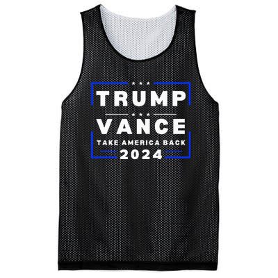 Vance Vp Trump Vice President Vance Trump 2024 Red Mesh Reversible Basketball Jersey Tank