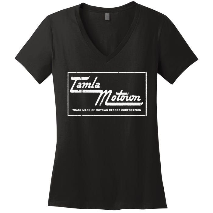 Vintage Vintage Taml Motown Women's V-Neck T-Shirt