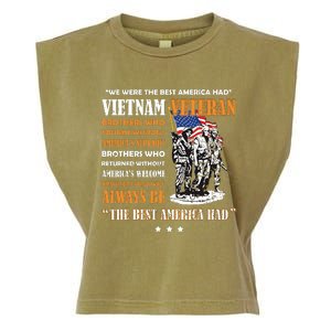 Vietnam Veteran The Best America Had Proud Garment-Dyed Women's Muscle Tee