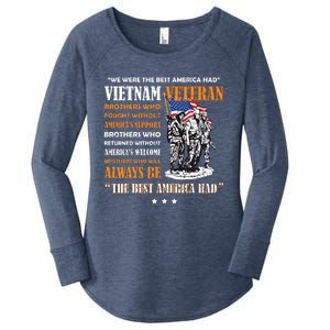 Vietnam Veteran The Best America Had Proud Women's Perfect Tri Tunic Long Sleeve Shirt