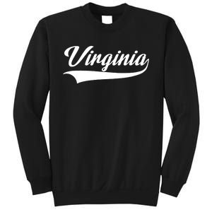 Virginia Va Throwback Design Classic Sweatshirt